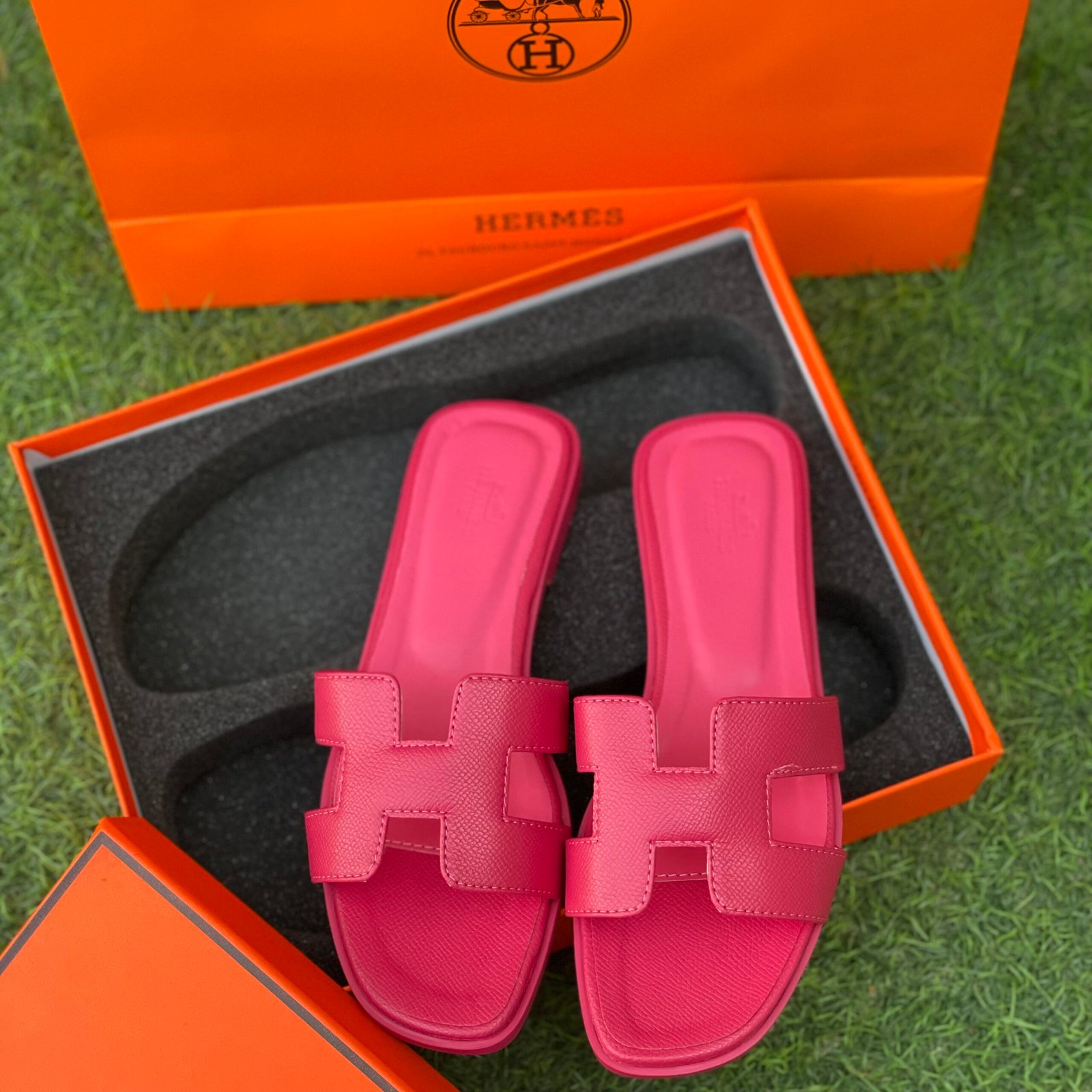 Hermes flat( pink) – my shoes